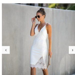 Ivory Dress with Lace
